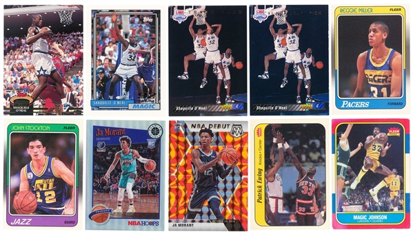 1986-20 NBA Hall of Famer and Stars Card Collection (171) with Many Hall of Famer Rookie Cards 